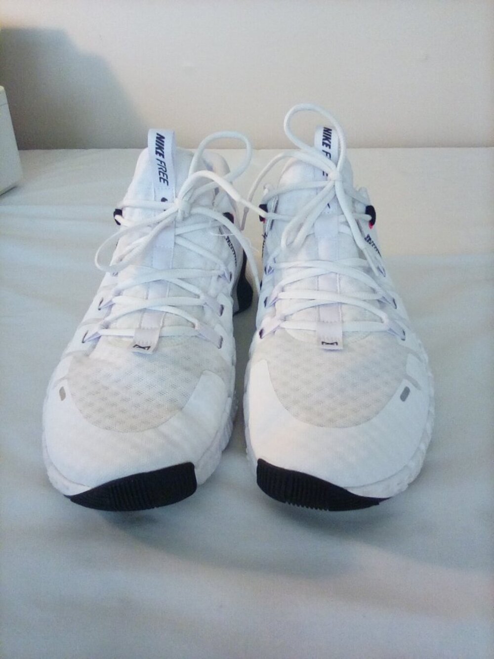 Men's Nike Free Metcon 5 White Bright Crimson (DV3949-100) SZ 14